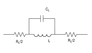 《圖四　除電感值外，真實電感器擁有寄生電容與電阻》