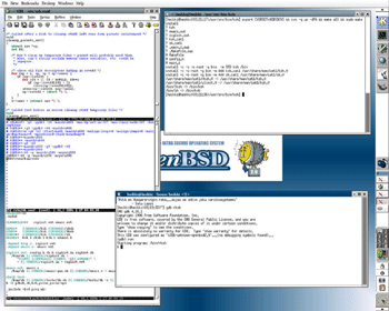《圖四　OpenBSD的操作介面》