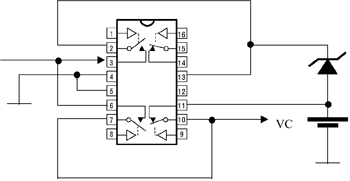 《圖八　當外部電源加入時電池會自動關閉。》