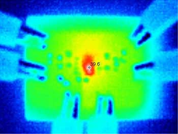 《圖十三　 線性穩壓器5v轉4.7v 1A熱影像圖》