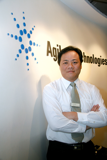 《圖十三　Agilent 電子量測事業群行銷處市場專案經理徐正平》