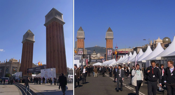 《圖一  在西班牙巴塞隆納舉行的世界行動通訊大會（Mobile World Congress，簡稱為MWC）》