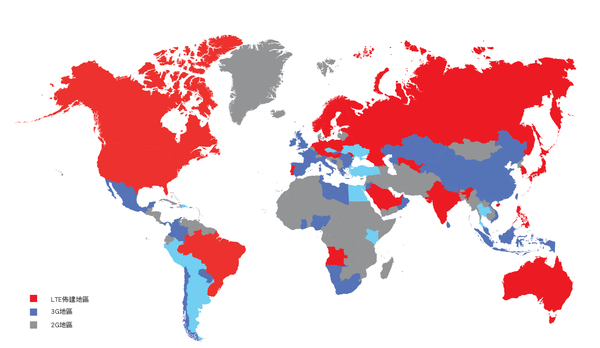 图一 : 全球LTE正在快速布建与营运中