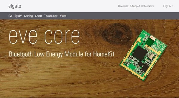 圖3 : Elgato是目前推出通過HomeKit認證，並推出產品在市場上銷售的五家業者之一，針對BLE能力不足以安全認證的問題，該公司也推出開發板來滿足系統業者在這方面的設計需求。（Source：Elgato官方網站）