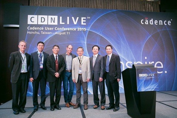 圖1 : CDNLIVE 2015的主題演講講師暨Cadence高階主管群