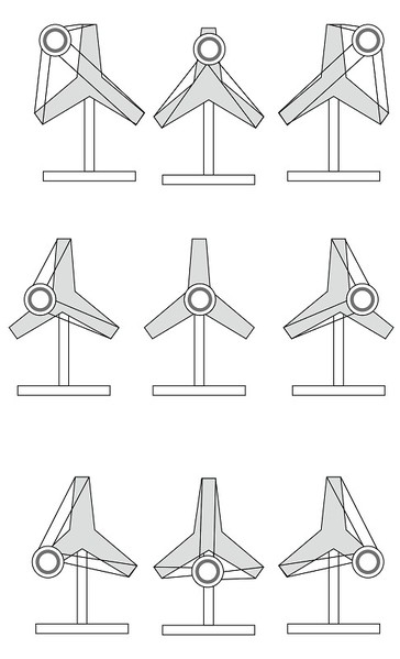 圖2 : Delta機器人發球結構