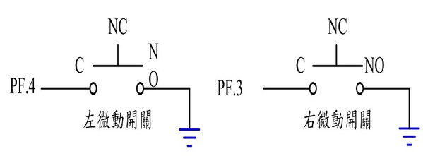 圖11 : 微動開關之控制電路圖