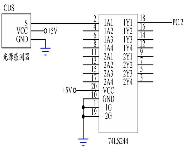 圖3 : 光敏感測模組之控制電路圖