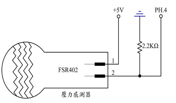 圖9 : 壓力感測模組之控制電路圖