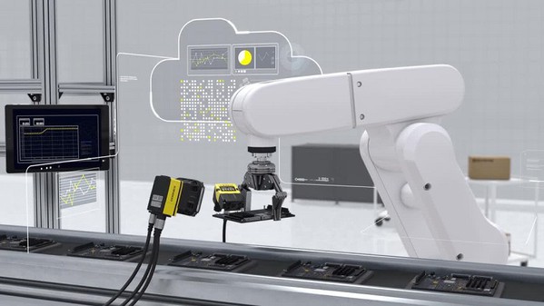 圖1 : 機器手臂及機器視覺的應用（source：COGNEX）