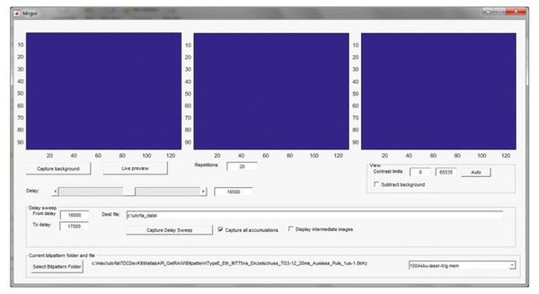 圖5 : 用來自動捕捉資料的MATLAB app。