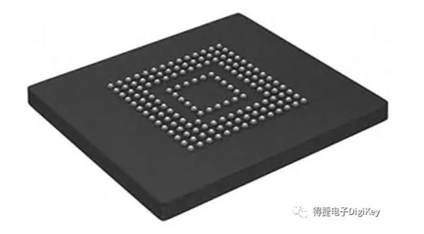 圖6 : ISSI的eMMC快閃記憶體模組記憶體容量達32Gb，可通過SPI或SDIO連接主機。（source：ISSI）