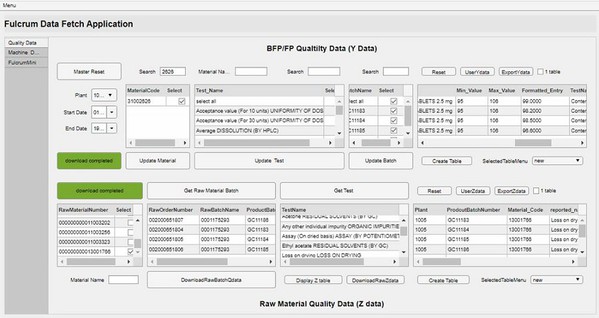 圖1 : Cipla透過在MATLAB建立的app執行藥物製造分析