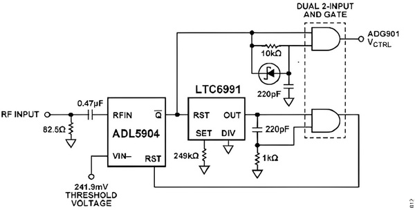 圖十二 : CN0555 自動重定電路