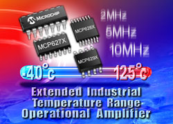 Microchip新款運算放大器