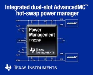 TI最新整合式热插入电源管理控制器，适用于新一代无线、运算及通讯系统（来源：厂商）