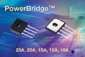 其額定電流為10A 至25A，VRRM電壓為600V至1000V，與體積更大的橋產品相比，這些器件可提供更小的體積、更有效的性能，同時減少對散熱裝置的需求。（來源：廠商）