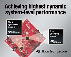 TI全新16位元類比數位轉換器及低干擾時脈可達到最佳雜訊效能與動態範圍。（來源：廠商）