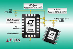 凌力爾特推出60V輸入同步降壓DC/DC控制器 BigPic:315x210