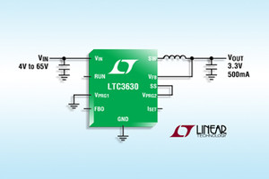 凌力爾特65V輸入同步降壓轉換器LTC3630