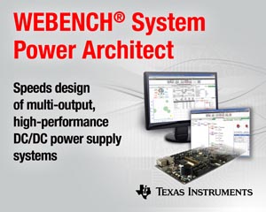 WEBENCH 系统电源架构，加速多输出高效 DC/DC 电源系统