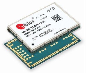 TOBY-L201为具备3G WCDMA向下相容性、并能在AT&T与Verizon网路上运作的4G LTE Cat 4模组。