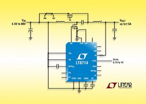 凌力爾特發表 80V 輸入同步PWM 四象限輸出 DC/DC 控制器LT8714。