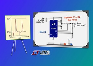 凌力尔特150V 同步降压 DC/DC 控制器无须外部涌浪保护元件。