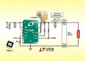 LT3086 较高温度H 级版本能够从外部控制热量限制的温度监视功能...