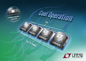 40A 降压μModule开关稳压器 LTM4636采用 3D 结构的小型封装