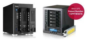 圖左為Thecus 2-bay NAS-N2810PRO；圖右為5-bay NAS-N5810PRO。