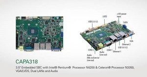 CAPA318為適用於工業控制、自助服務平台、數位電子看板、銷售時點情報系統等工業物聯網相關領域的嵌入式電腦平台。