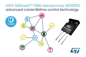 意法半導體推出快速恢復的超接面MOSFET