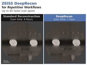 蔡司DeepRecon透過客製化訓練神經網路，為需要重複進行分析的FA與架構分析應用，提供更高的輸出率與成功率。