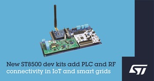 意法半导体ST8500开发生态系统协助G3-PLC Hybrid连线标准扩展在智慧型装置中的应用。