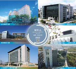 台达六楝厂办通过《WELL健康－安全评价》