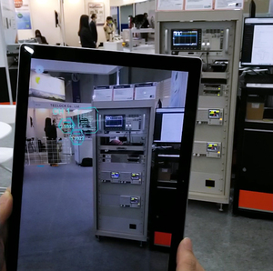 固緯把AR/VR的「元宇宙」應用於測試設備中。