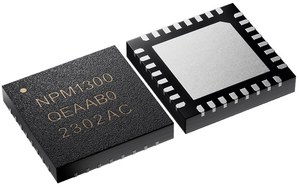 Nordic Semiconductor 量产推出高整合的电源管理积体电路，助力原本采用样品或nPM1300 EK开发产品的客户进入商用化生产。