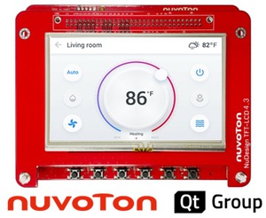 新唐科技与Qt Group深化合作，扩展新唐科技人机介面（HMI）平台支援「Qt for MCUs」图形开发架构。